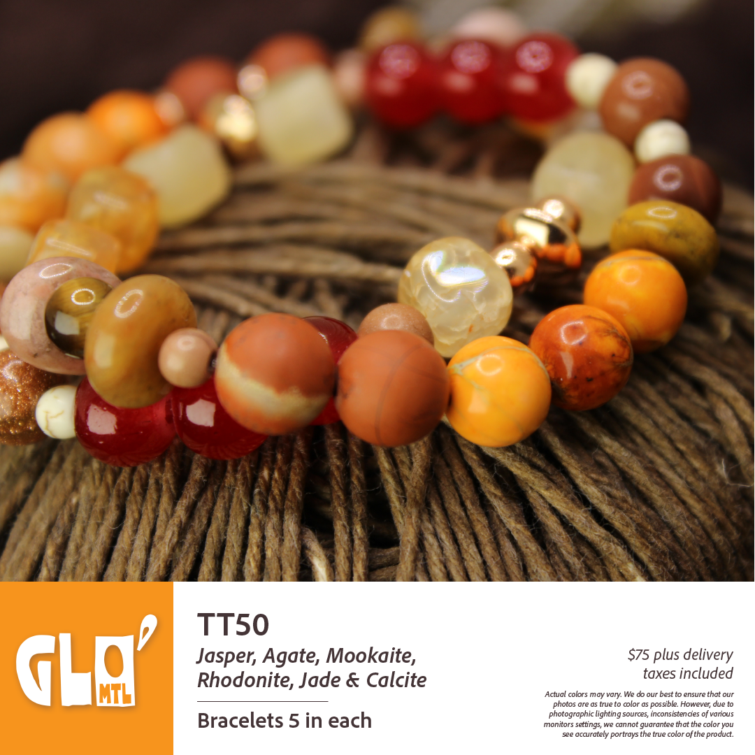 Jasper, Agate, Mokaite, Rhodonite, Jade & Calcite