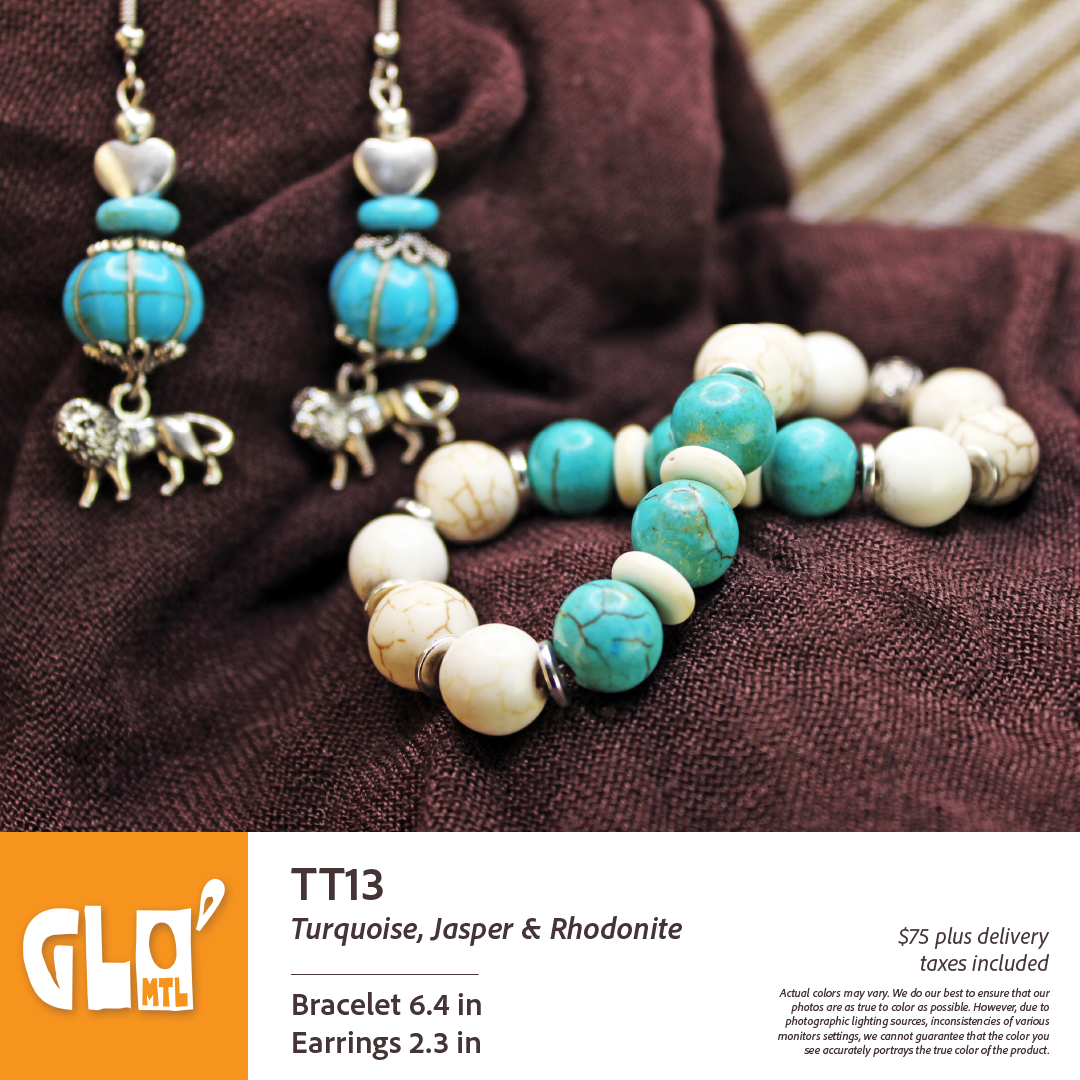 Turquoise & Jasper & Rhodonite