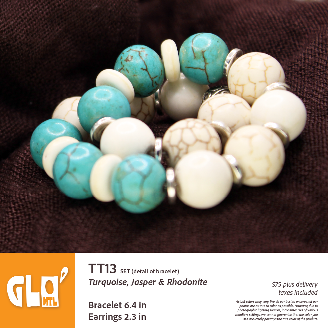 Turquoise & Jasper & Rhodonite