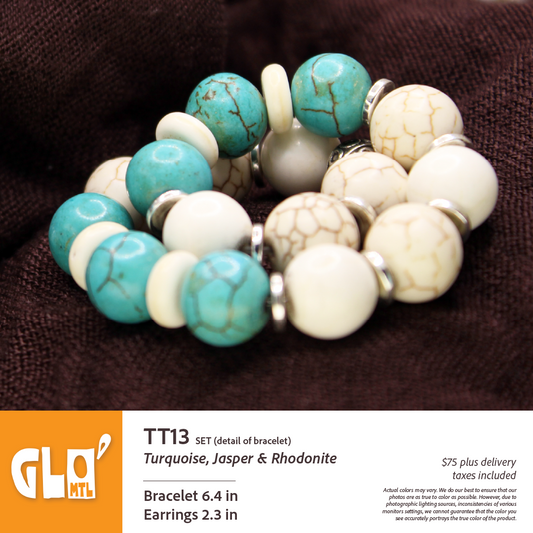 Turquoise & Jasper & Rhodonite