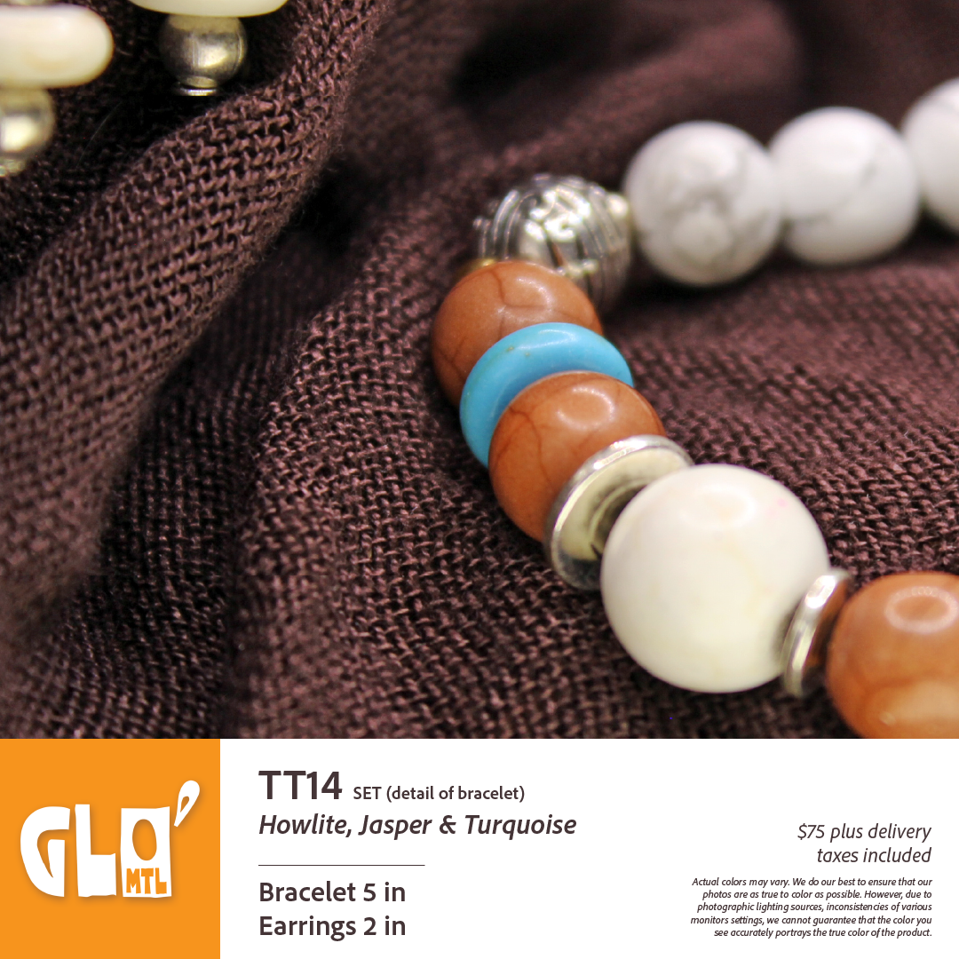 Howlite, Jasper & Turquoise