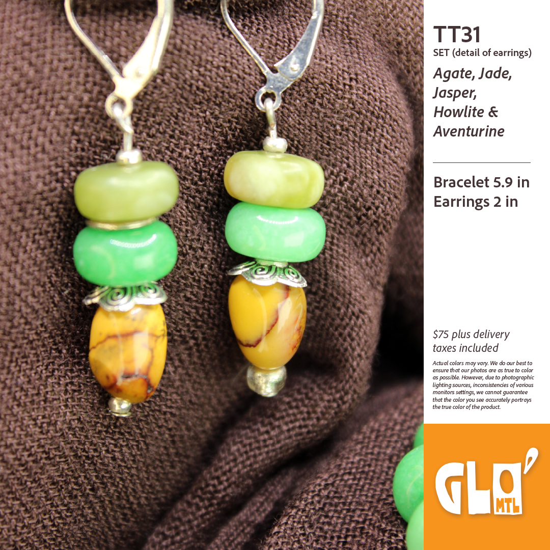 Agate, Jade, Jasper, Howlite & Aventurine