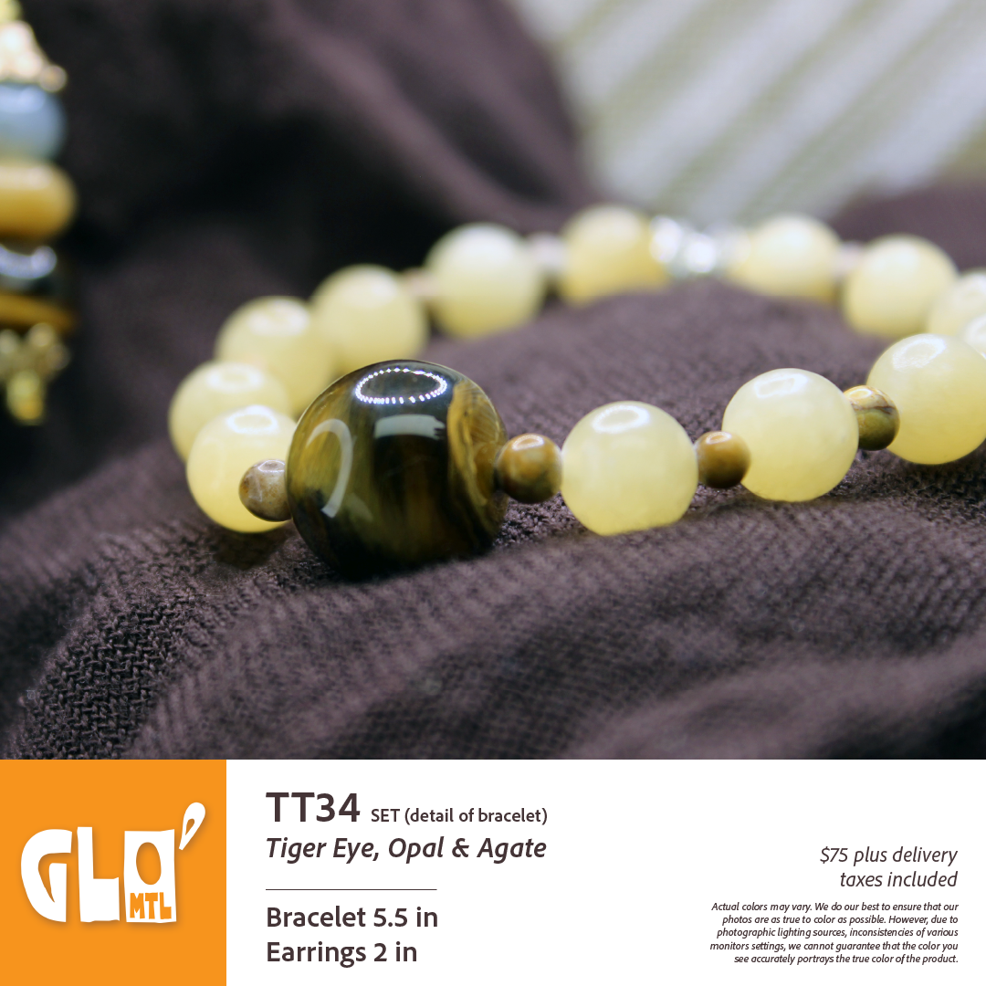 Tigers Eye, Opal & Agate