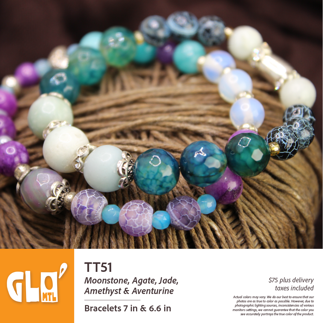 Jasper, Agate, Moonstone, Amethyst & Aventurine