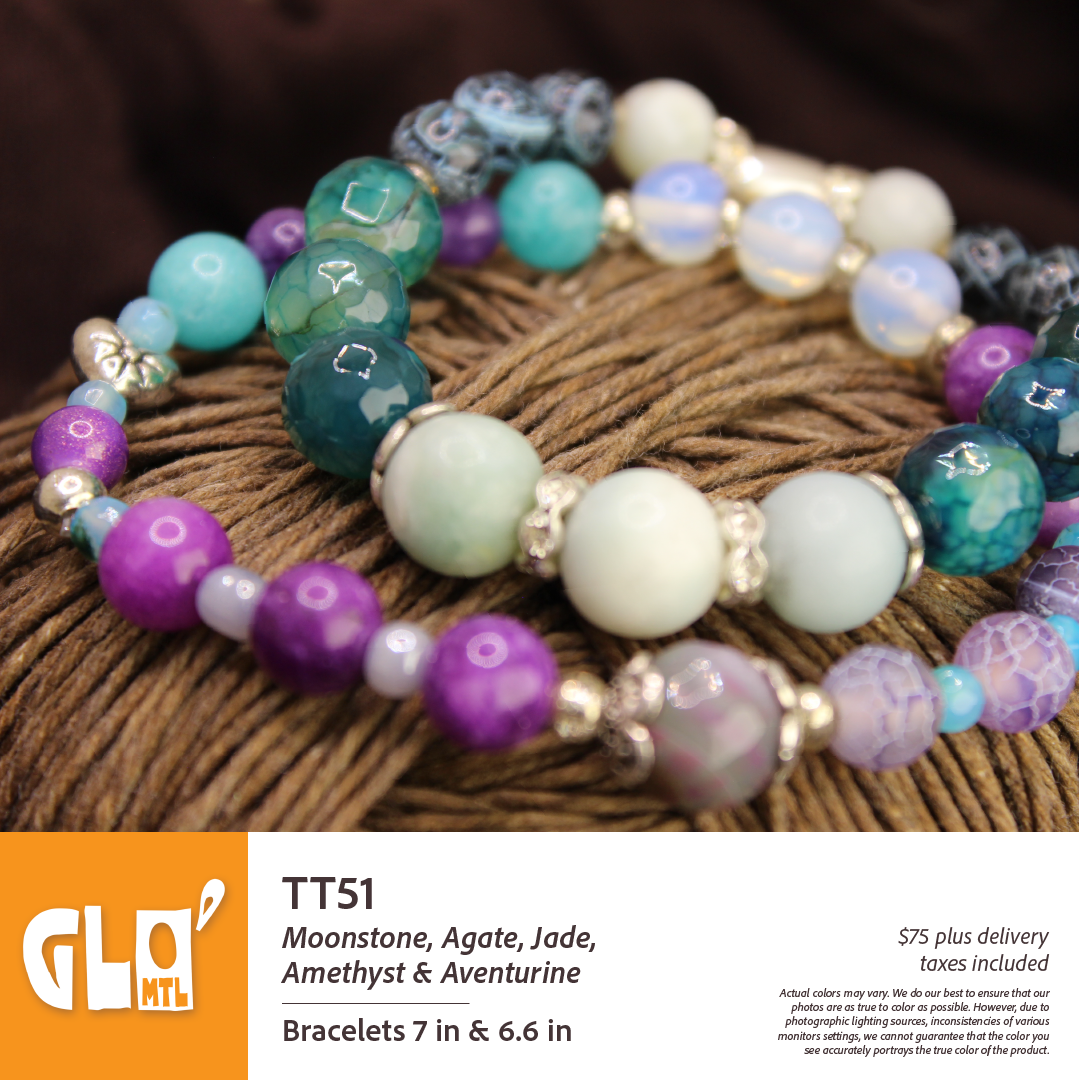 Jasper, Agate, Moonstone, Amethyst & Aventurine