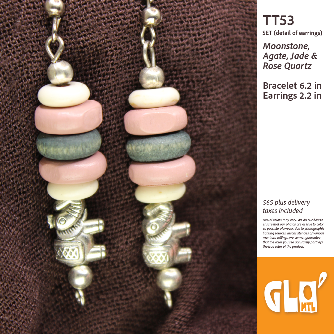 Jasper, Agate, Moonstone & Rose Quartz
