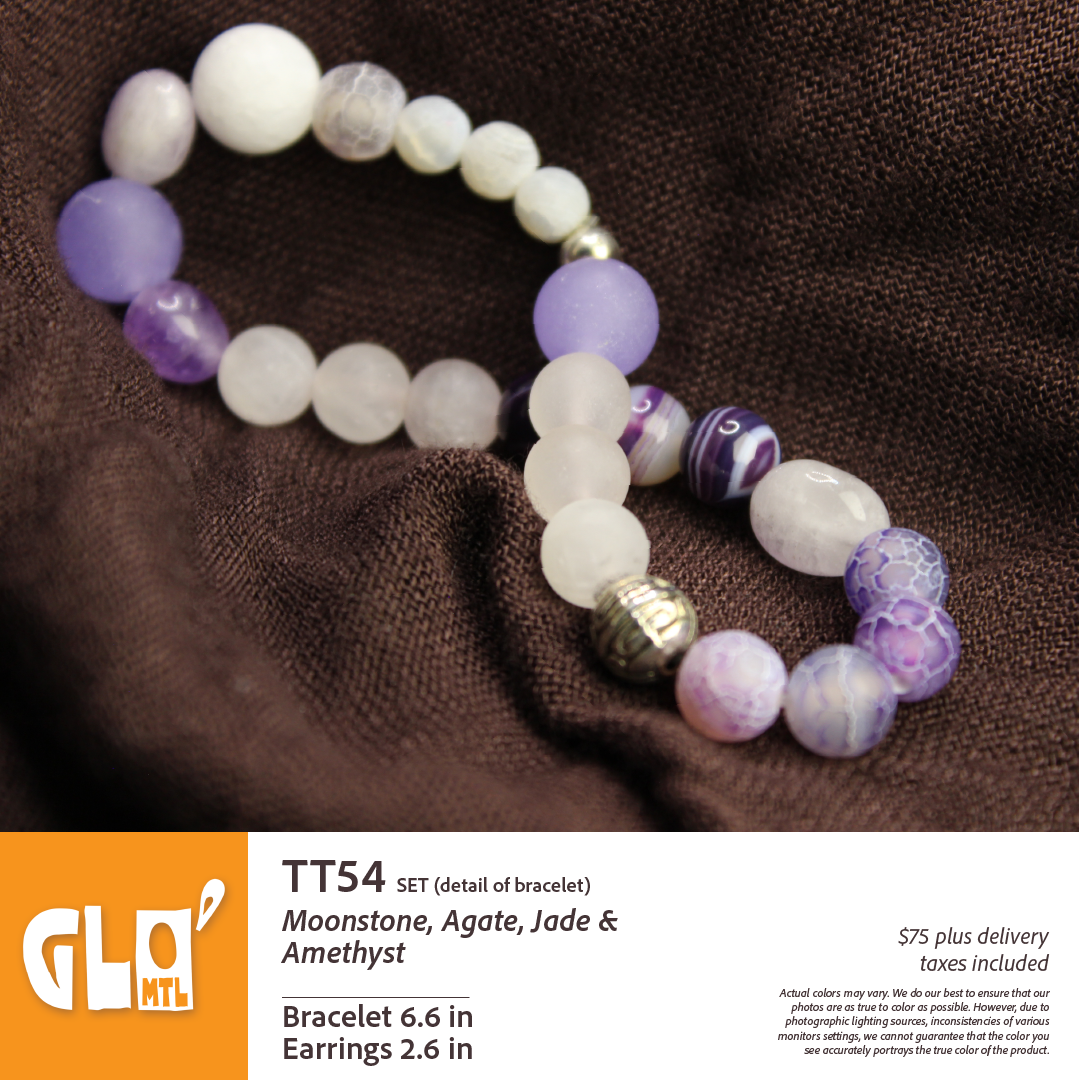 Jade, Agate, Moonstone & Amethyst